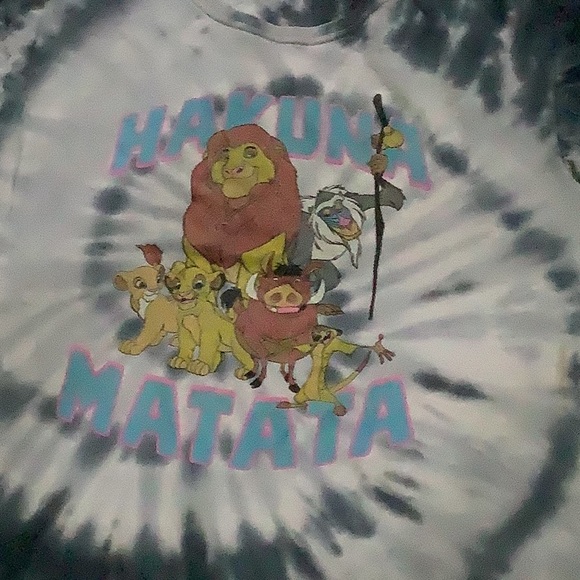 Disney’s lion king distressed tie dye t shirt - Picture 2 of 6